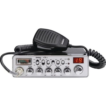40-Channel CB Radio With SWR Meter, Black